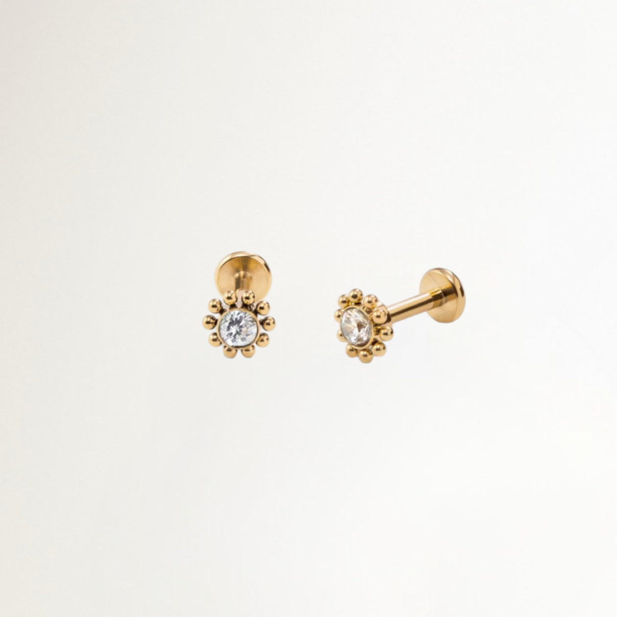 PIERCING FLOR CON CIRCON