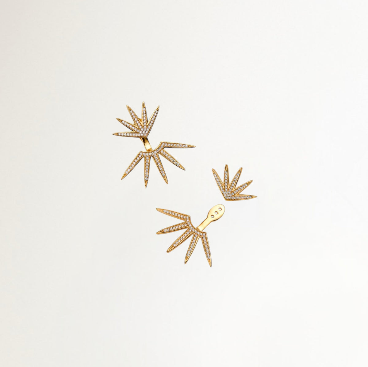 ESTRELLA EXPANDIDA BAÑADOS EN ORO