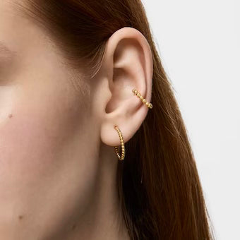 ARITOS CADENA BAÑADAS EN ORO