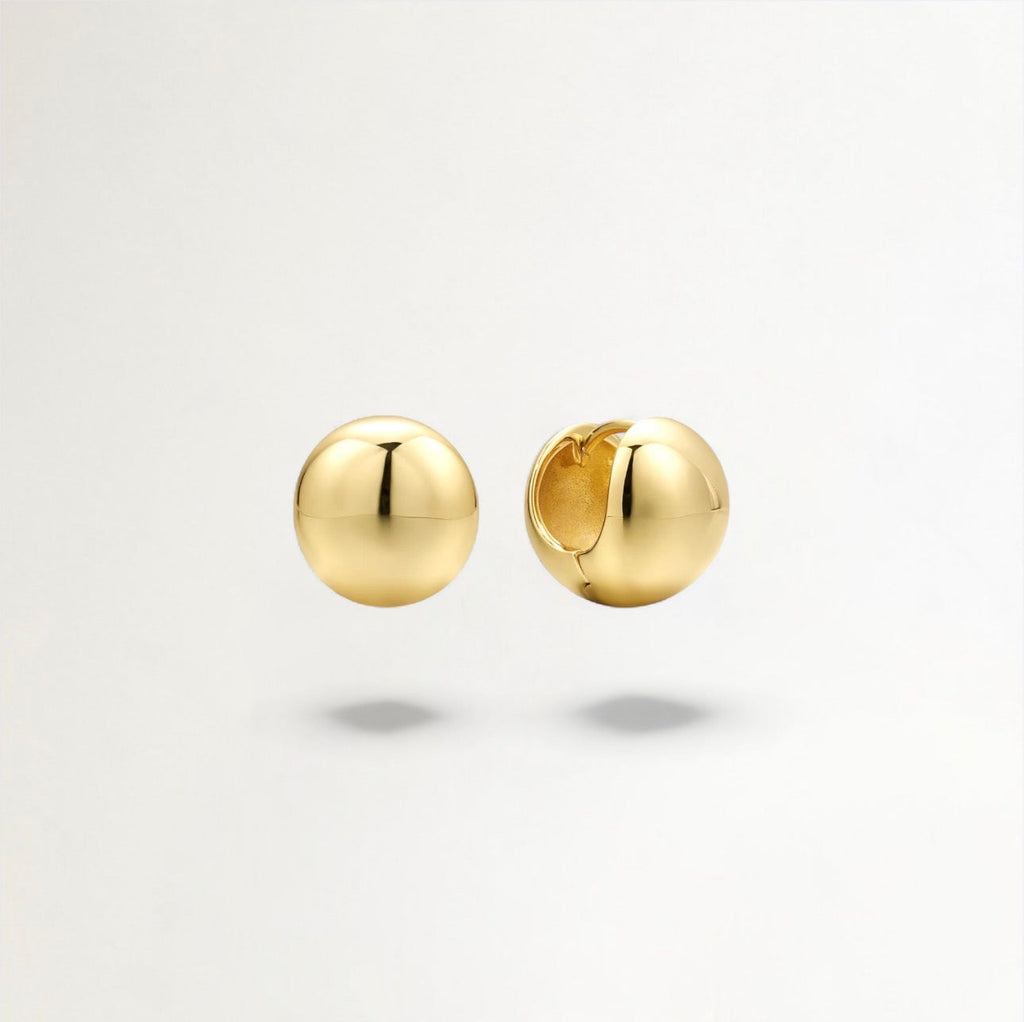 ARITOS BUBBA BAÑADAS EN ORO