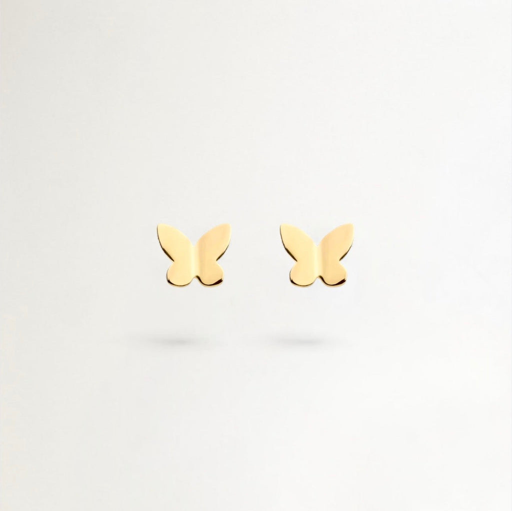 PENDIENTES MARIPOSA BAÑADOS EN ORO