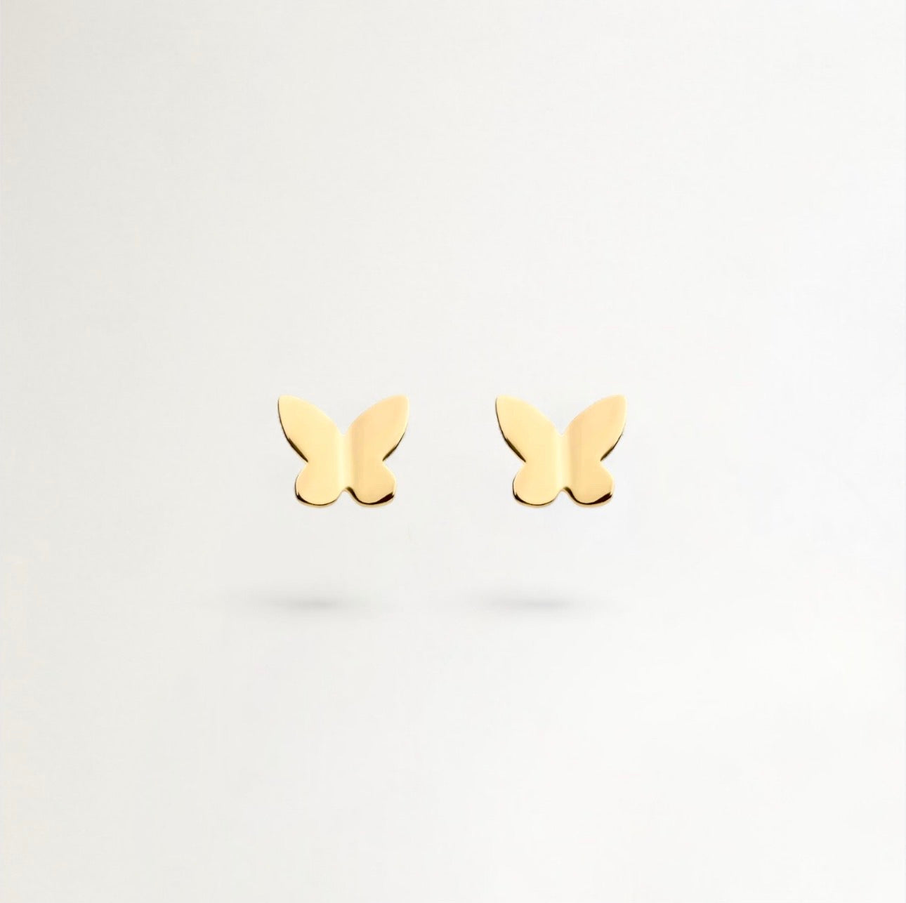 PENDIENTES MARIPOSA BAÑADOS EN ORO