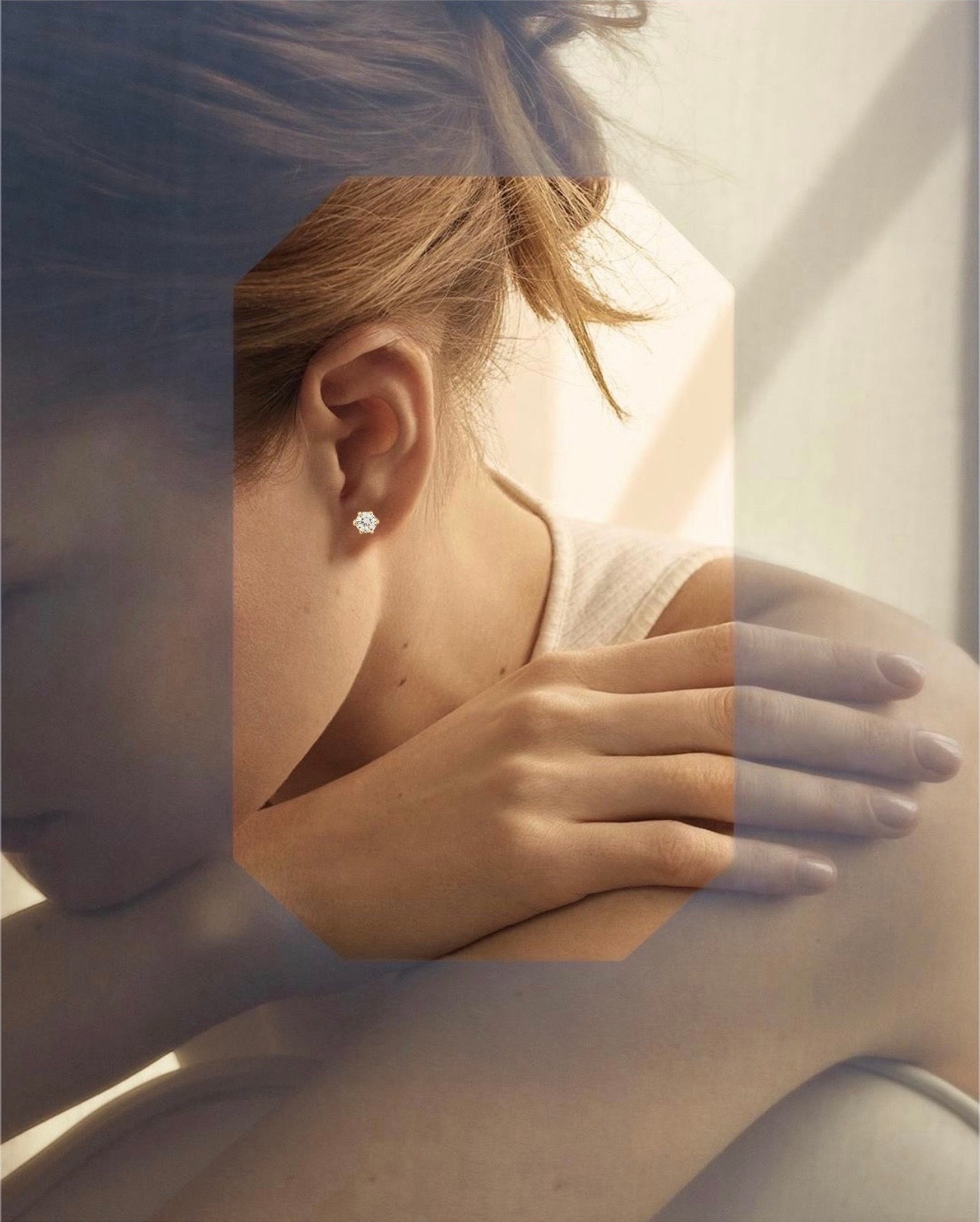 PIERCINGS PUNTO CIRCON BAÑADO EN ORO (1 UNIDAD)