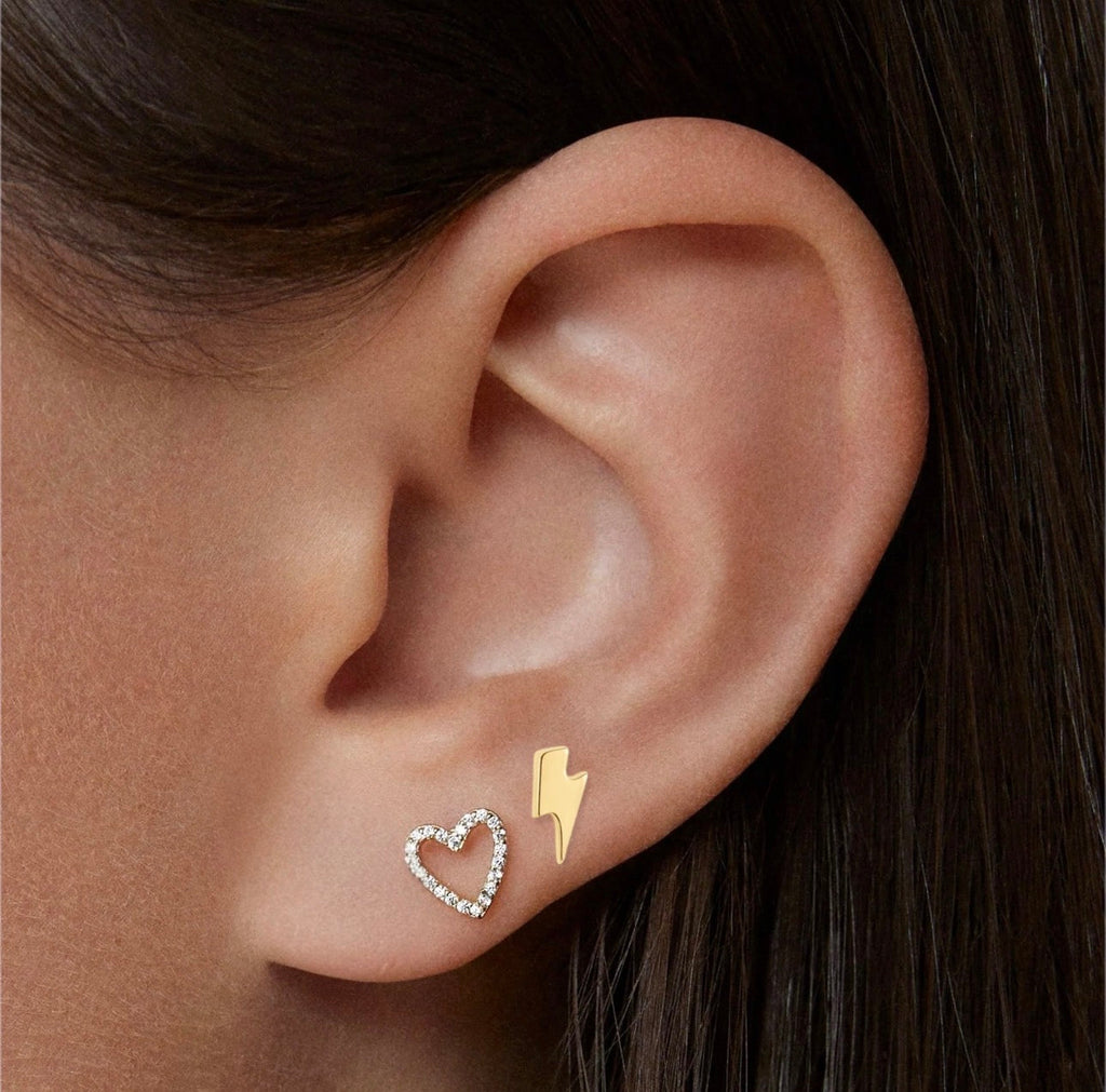 AROS RAYO BAÑADOS EN ORO