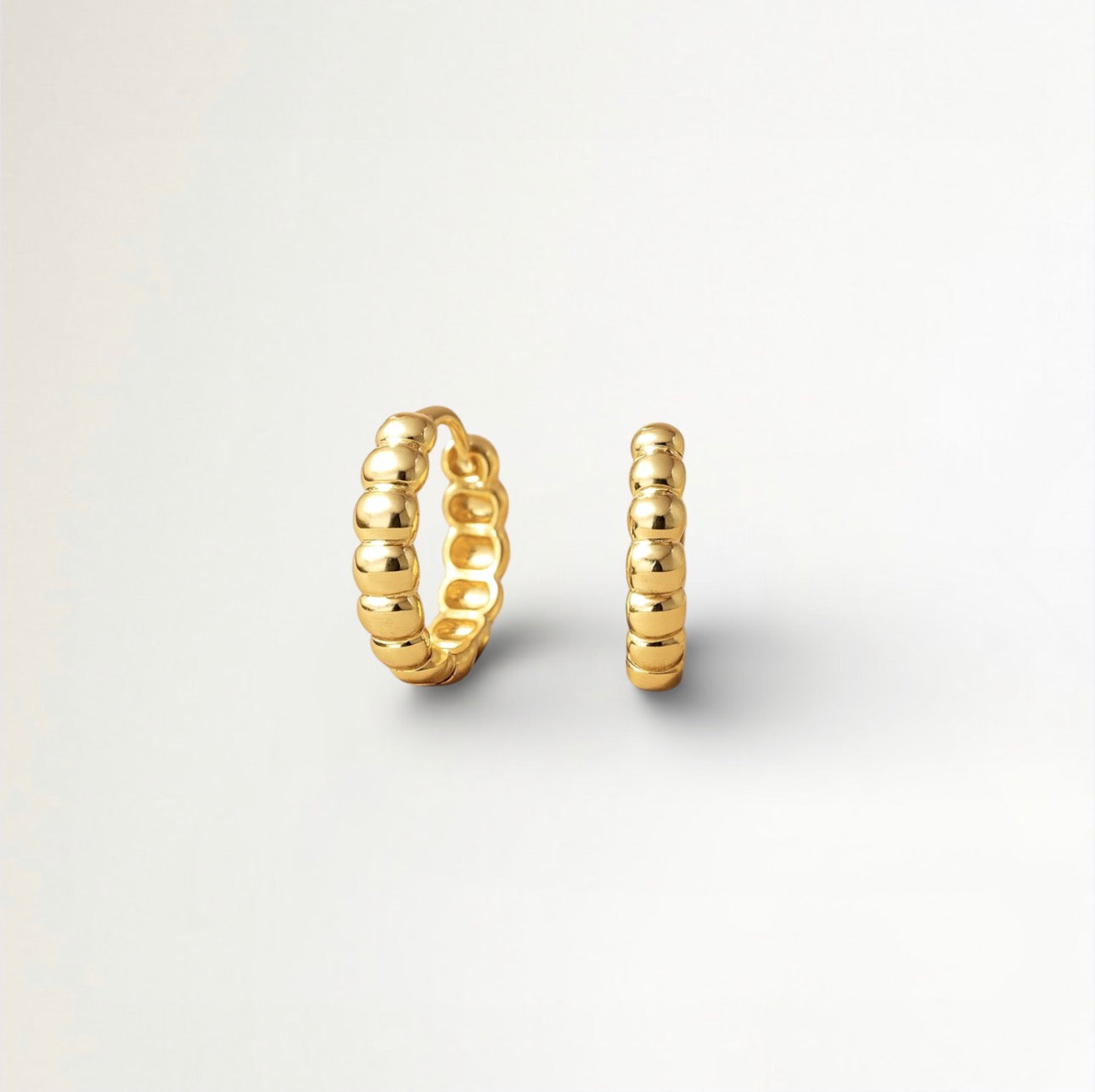 ARITOS BOOM BAÑADAS EN ORO