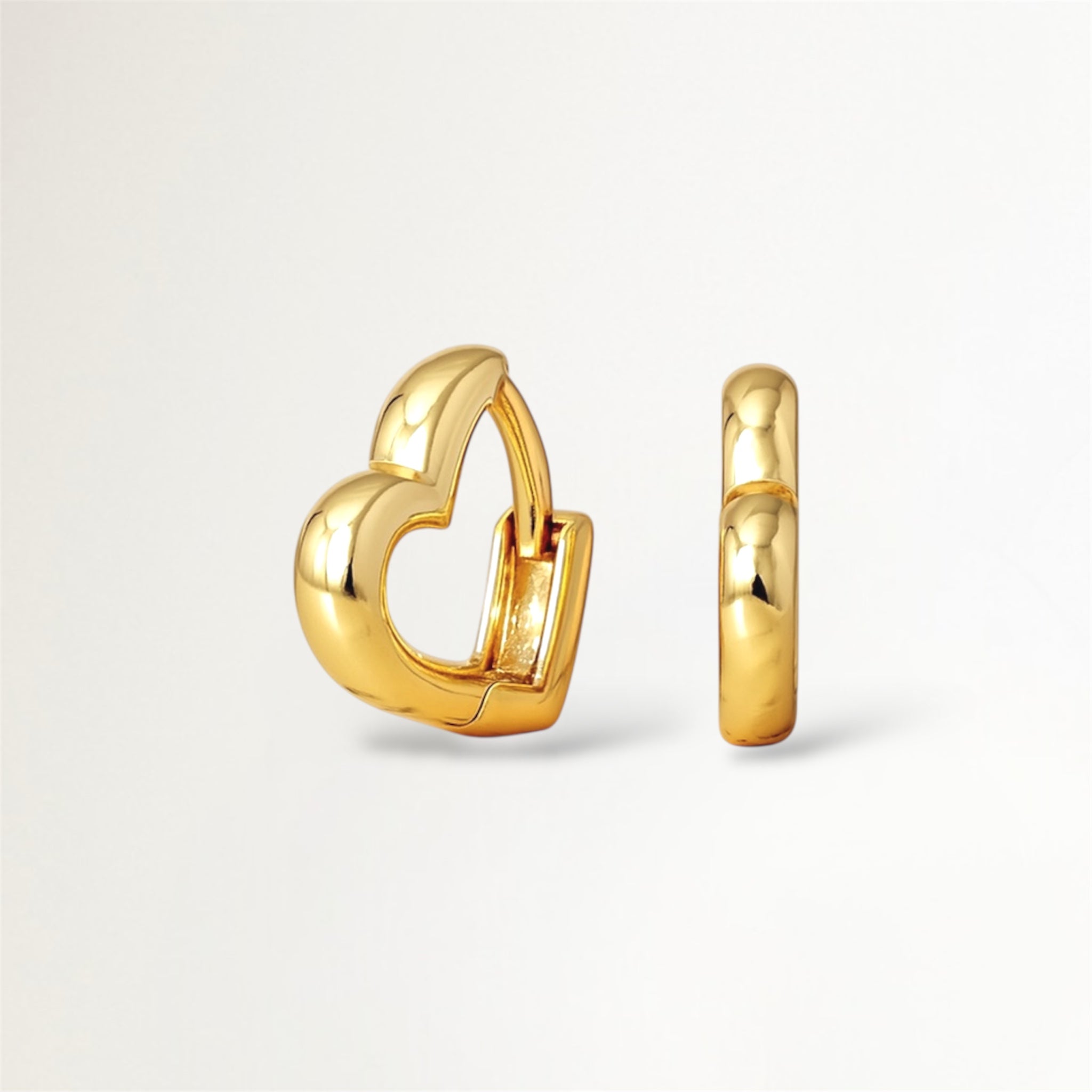 ARGOLLAS DORADAS CORAZON