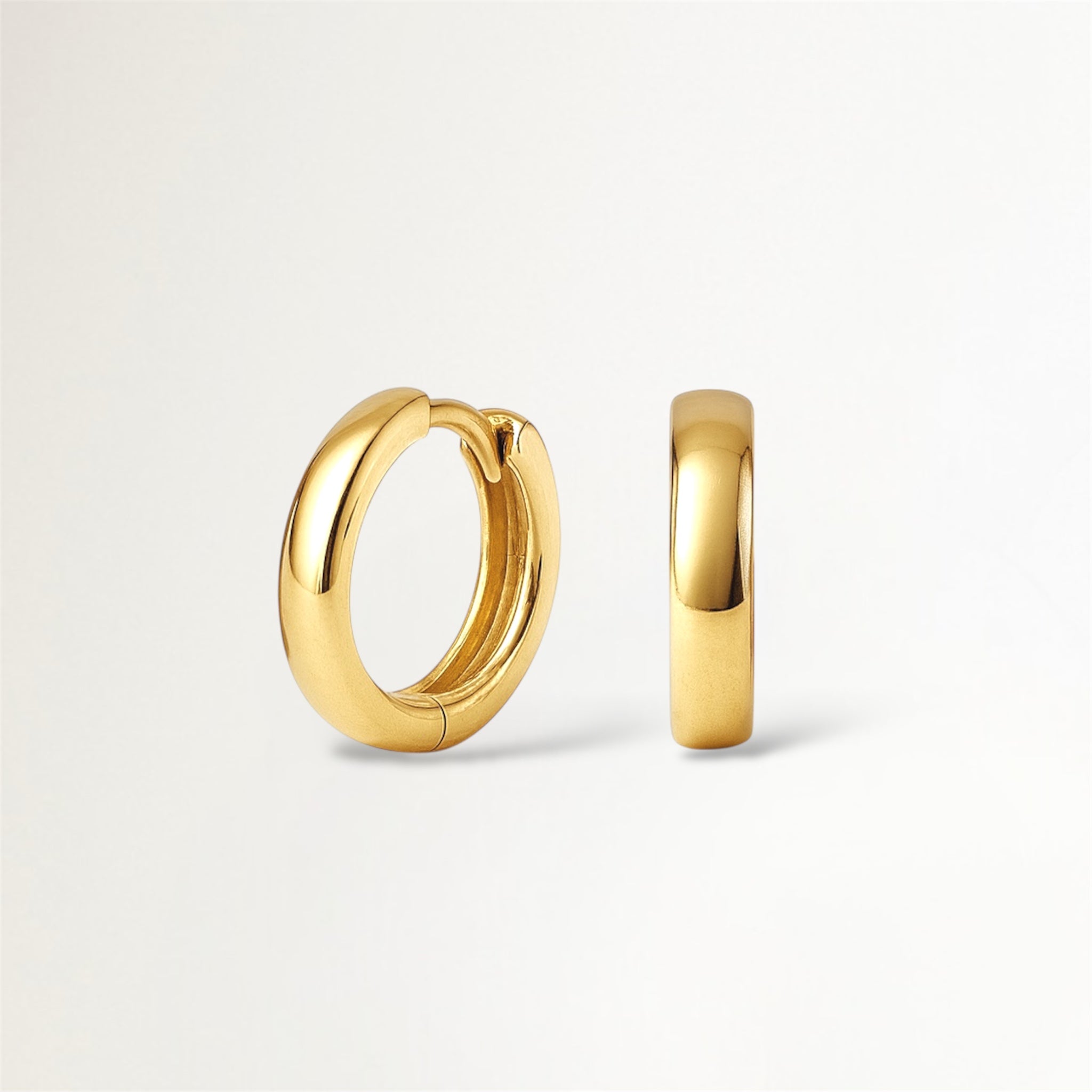 ARGOLLAS DORADAS LISAS 30MM