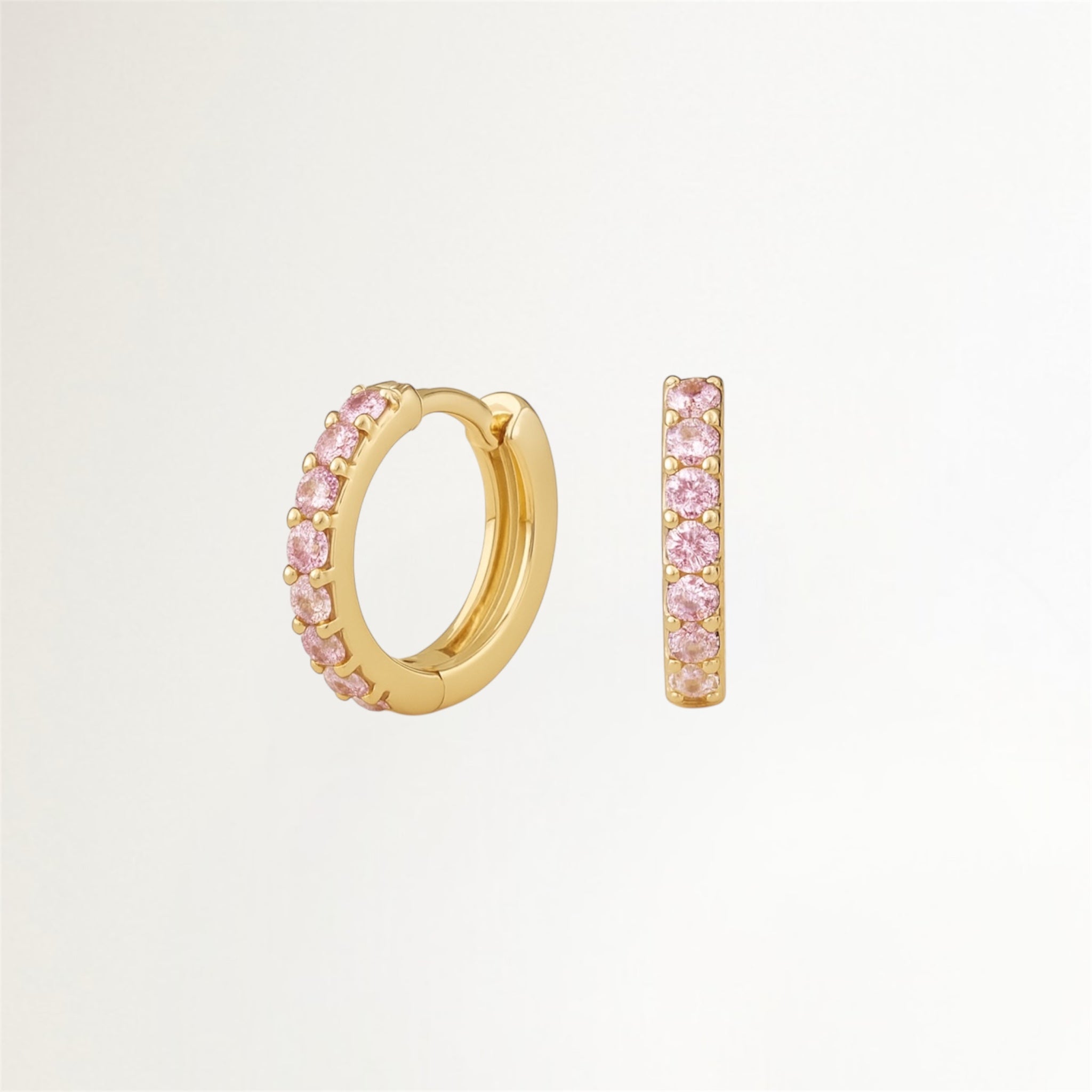 ARGOLLAS CON CIRCONES ROSADO