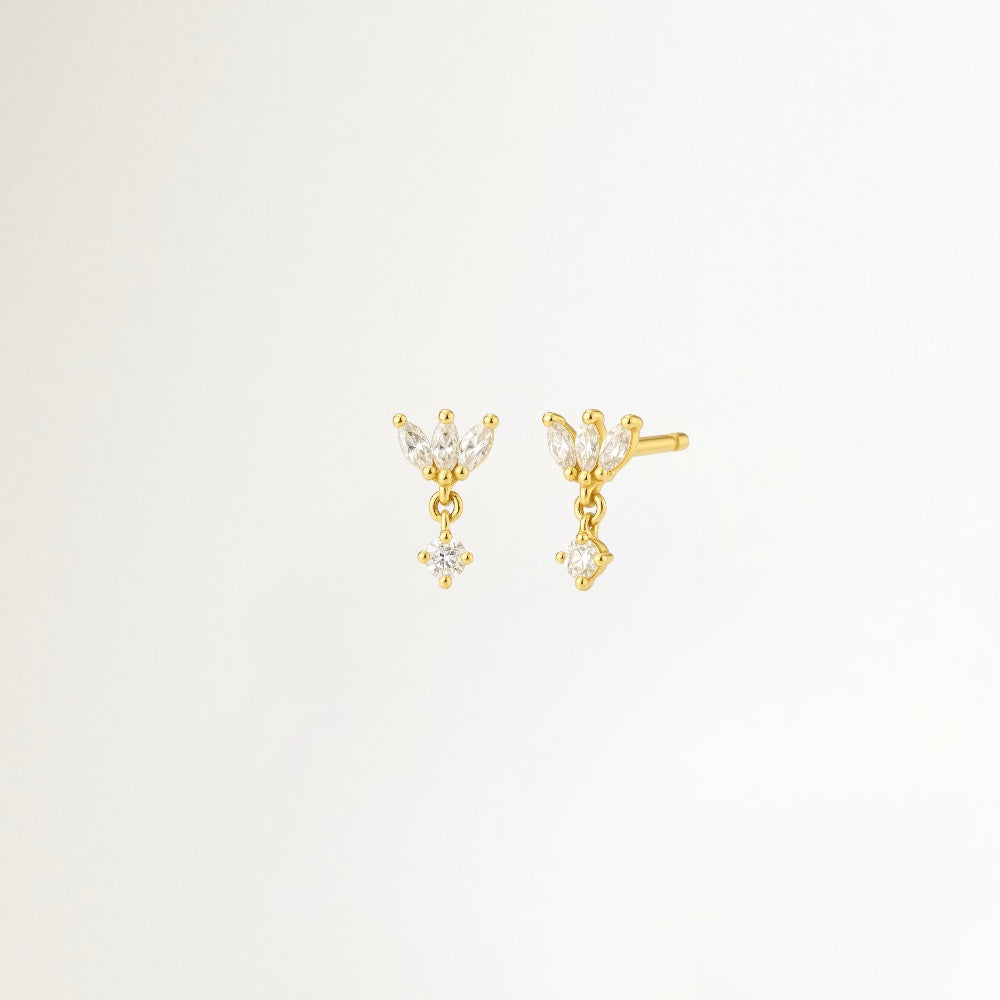 AROS PETALO CON CIRCON