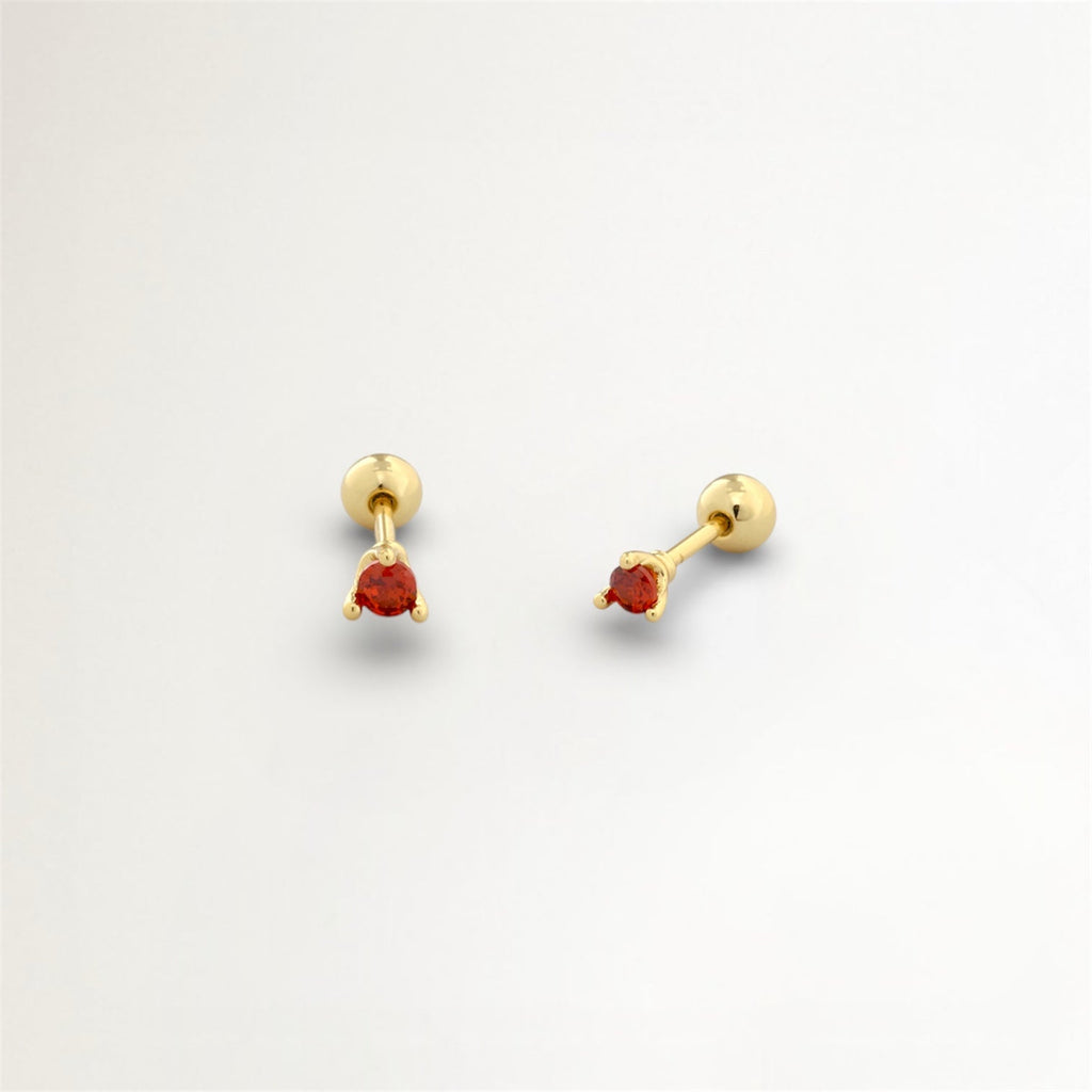 PIERCINGS EN CIRCONIA BAÑADO EN ORO (1 UNIDAD)