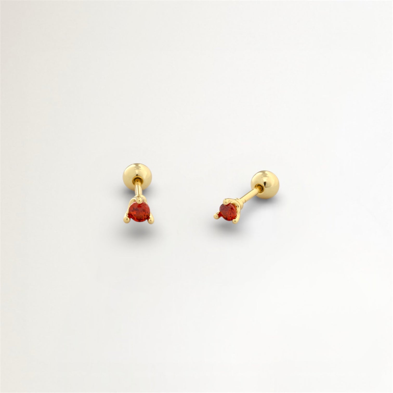 PIERCINGS EN CIRCONIA BAÑADO EN ORO (1 UNIDAD)