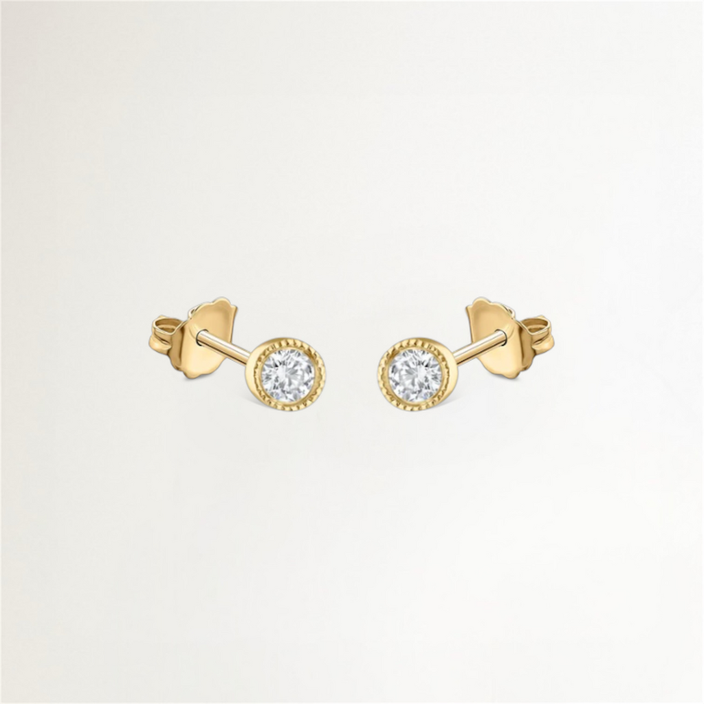 AROS CIRCONIA PUNTO DE LUZ BAÑADAS EN ORO